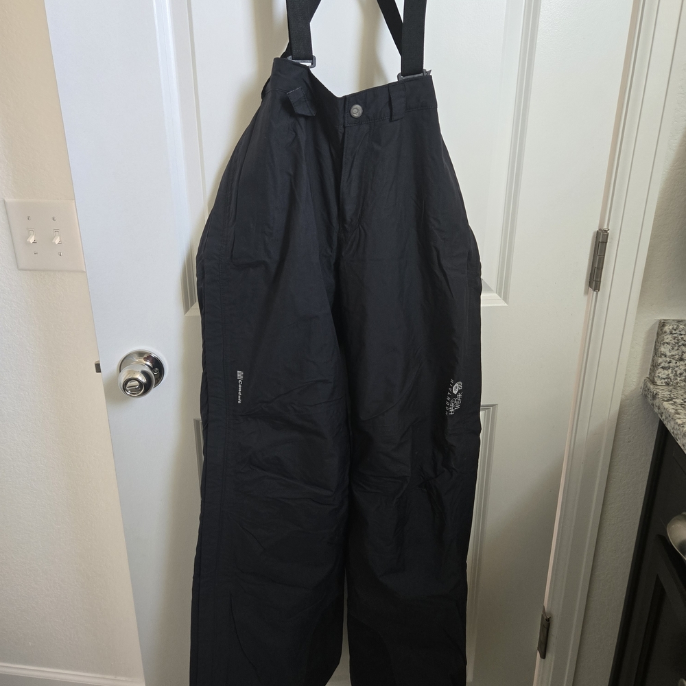 Mountain Hardwear Black Men's Bib Pants